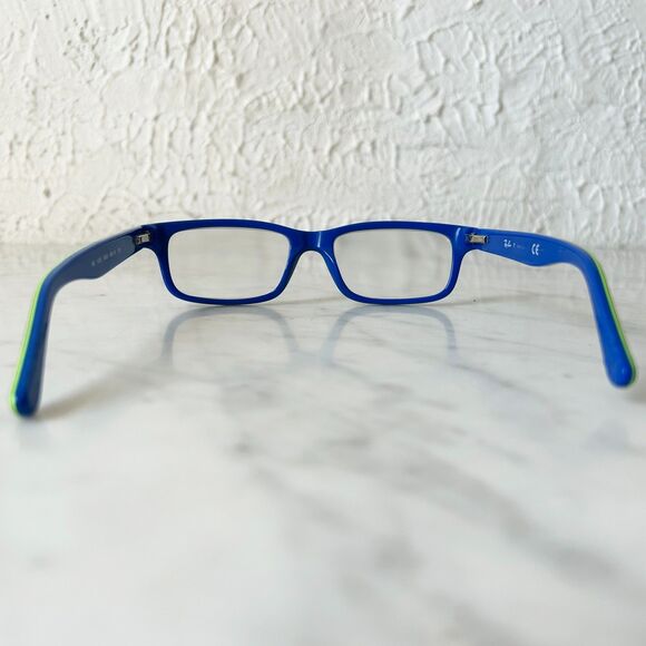 Ray-Ban Junior Kids Eyeglass Frames 1535 Lot of 2 Red/Black+Blue/Green 48-16-130 - Picture 14 of 14